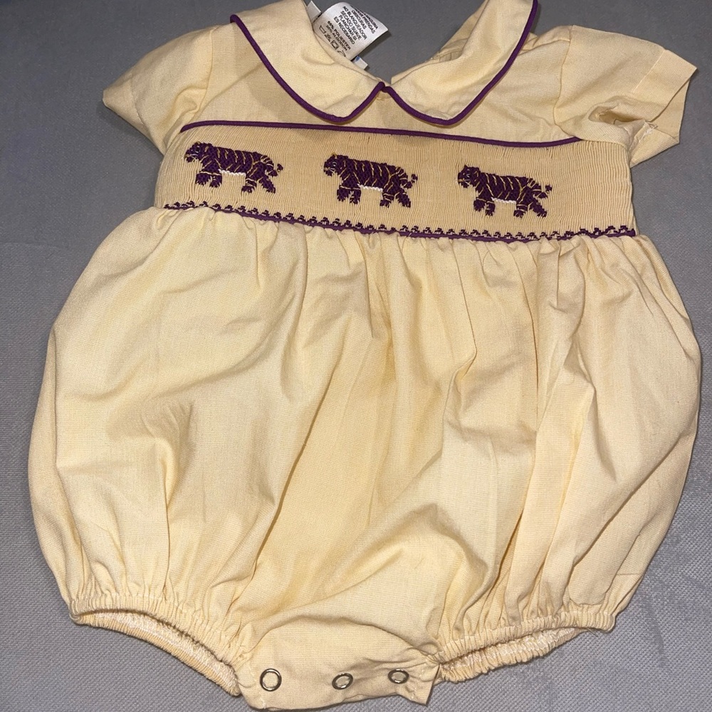 Ruth & Ralph LSU boy bubble 3m never worn